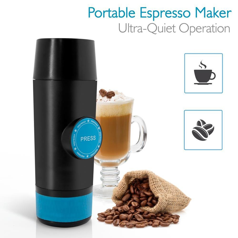 2 in 1 Capsule & Ground Mini Espresso Portable Coffee Maker Hot