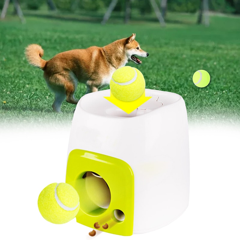Automatic Dog Ball Launcher - Interactive Pet Toy for Fetch Training and  Exercise