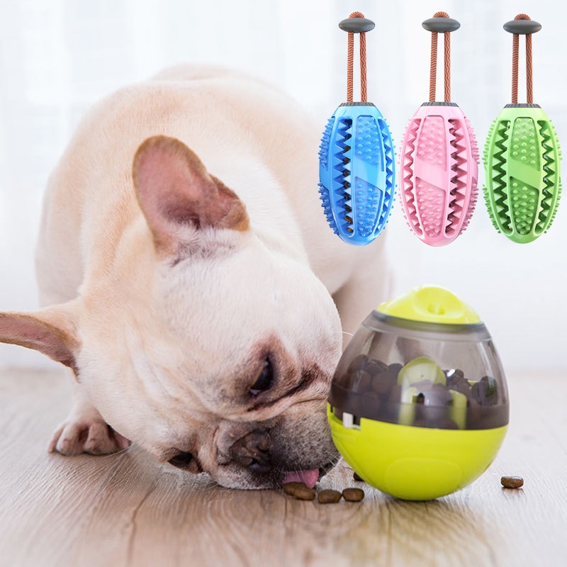 Food Leaking Toy Pet Tumbler Dog Interactive Puzzle Toy Bite